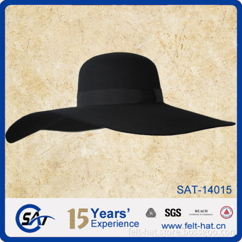 quality custom wide brim felt floppy winter hat